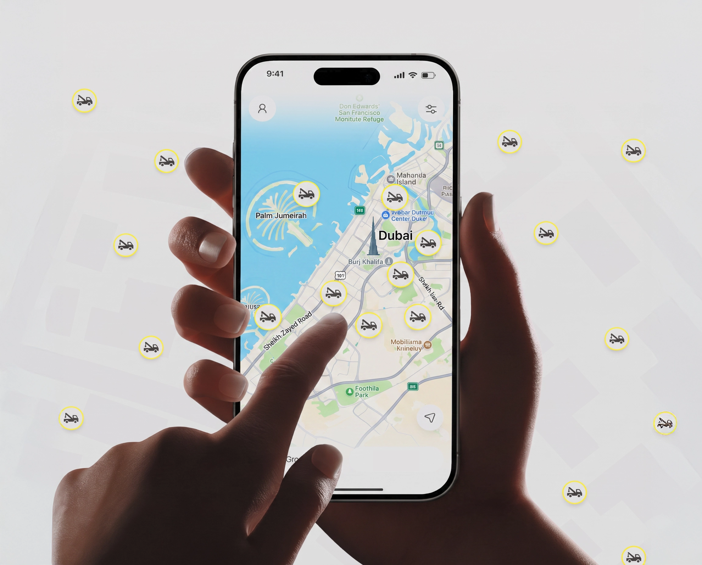 Cars 24/7 app screens